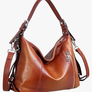 HESHE LEATHER SATCHEL